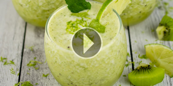 A Luscious Lime Smoothie for Hot Summer Days