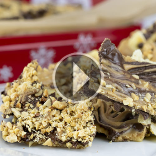 Peanut Butter Saltine Candy