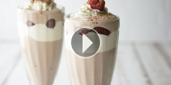 Easy Recipe Friday - Creamy Raspberry Mocha Parfait