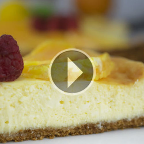 Lemon Cheesecake with Fresh Fruit
