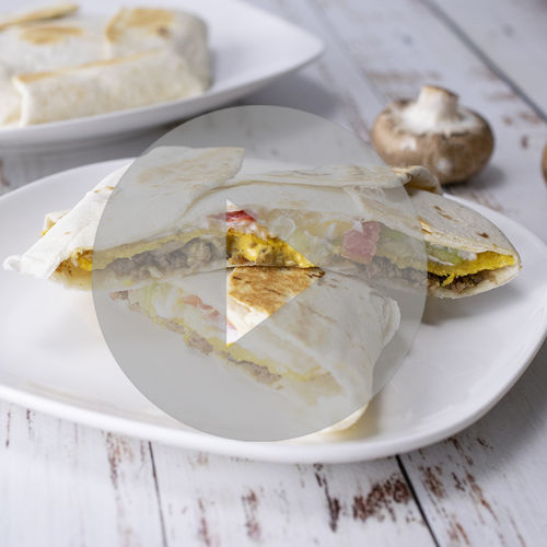 Crunchy Mushroom Wrap
