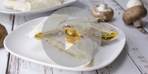 Crunchy Mushroom Wrap