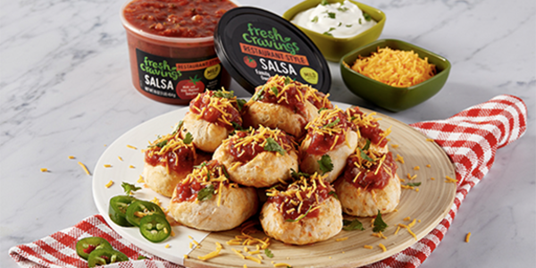 Jalapeno Bacon and Salsa Biscuit Bites