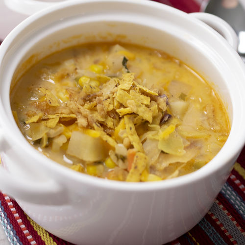 Barbecue Corn and Potato Chowder