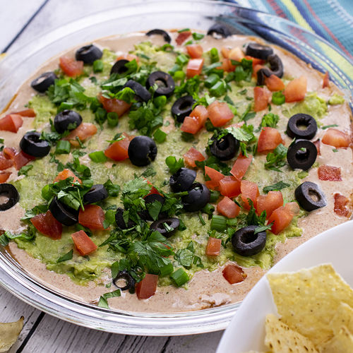 Healthy 7-Layer Taco Dip