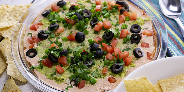 Healthy 7-Layer Taco Dip
