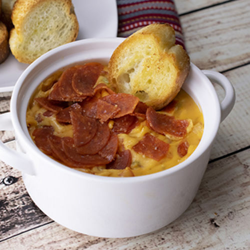 Cheesy Pepperoni Dip