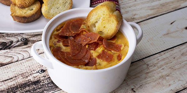 Cheesy Pepperoni Dip