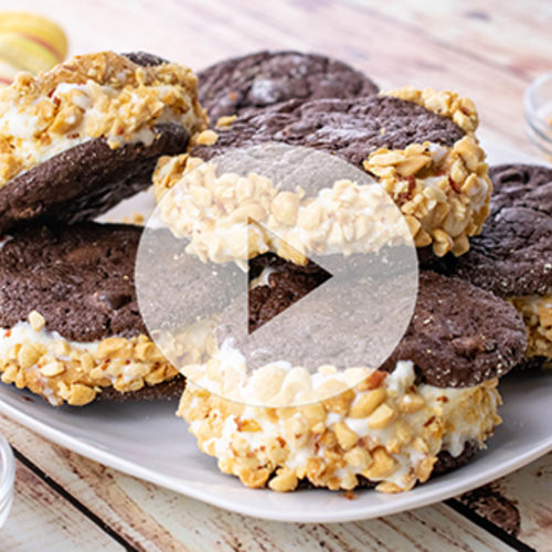 Peanut Butter Ice Cream Sandwiches