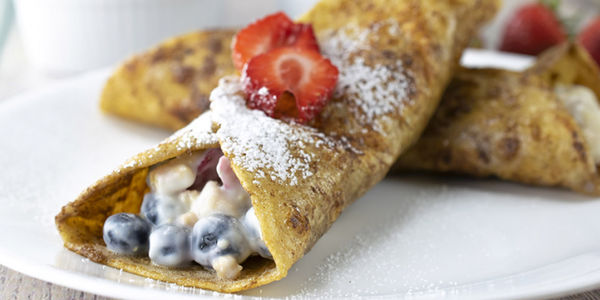 Fruity Yogurt French Toast Wraps