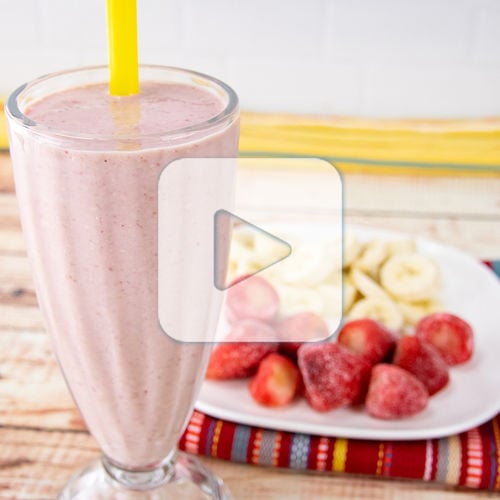 Strawberry Oatmeal Smoothie