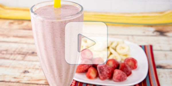 Strawberry Oatmeal Smoothie