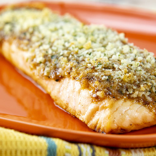 Honey Mustard Crunch Salmon