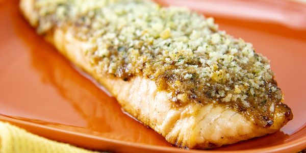 Honey Mustard Crunch Salmon