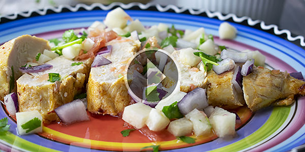 Cuban Chicken with Salsa Fresca