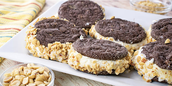 Peanut Butter Ice Cream Sandwiches