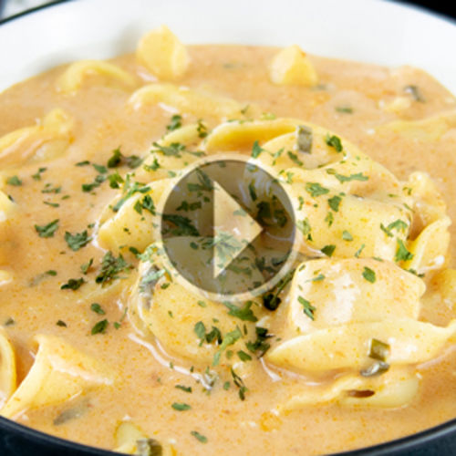 Tomato-Tortellini Soup