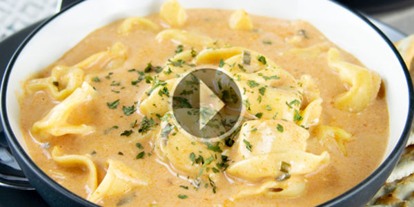 Tomato-Tortellini Soup