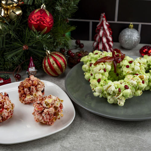Holiday Popcorn Desserts
