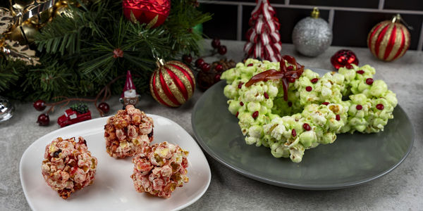 Holiday Popcorn Desserts