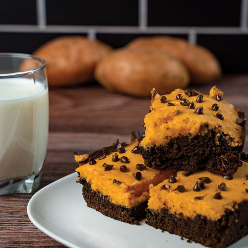 Sweet Potato Cheesecake Brownies