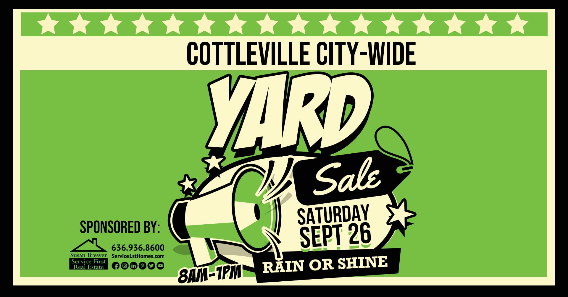 city wide yard sale FB Event SBSF