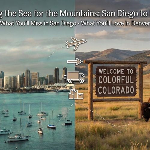 Relocating from San Diego to Denver? Here Are the Things You'll Likely Miss About San Diego and Love About Denver