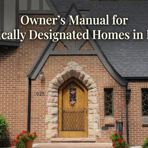 Owner's Manual for Historically Designated Homes in Denver