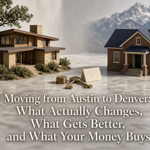 Moving from Austin to Denver: What Actually Changes, What Gets Better, and What Your Money Buys