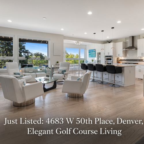 Just Listed: 4683 W 50th Place, Denver, Elegant Golf Course Living