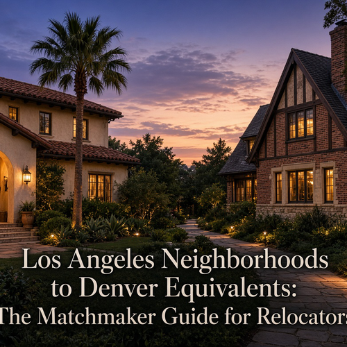 Los Angeles Neighborhoods to Denver Equivalents: The Matchmaker Guide for Relocators