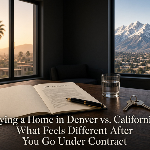 Buying a Home in Denver vs. California: What Feels Different After You Go Under Contract