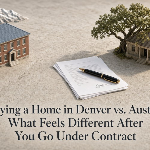 Buying a Home in Denver vs. Austin: What Feels Different After You Go Under Contract