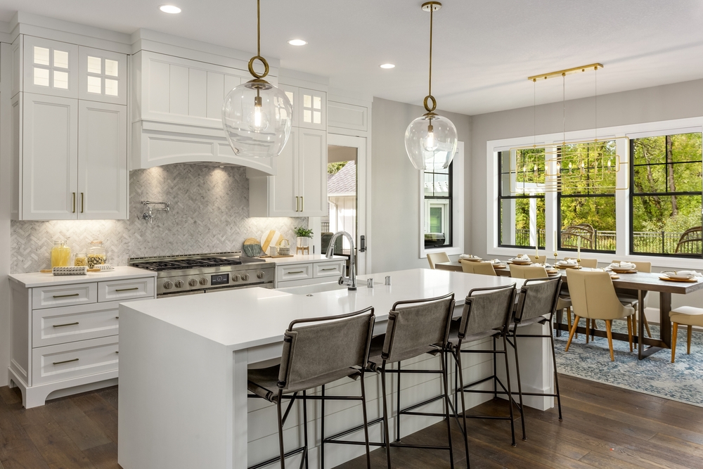 Kitchen,In,New,Modern,Farmhouse,Style,Luxury,Home