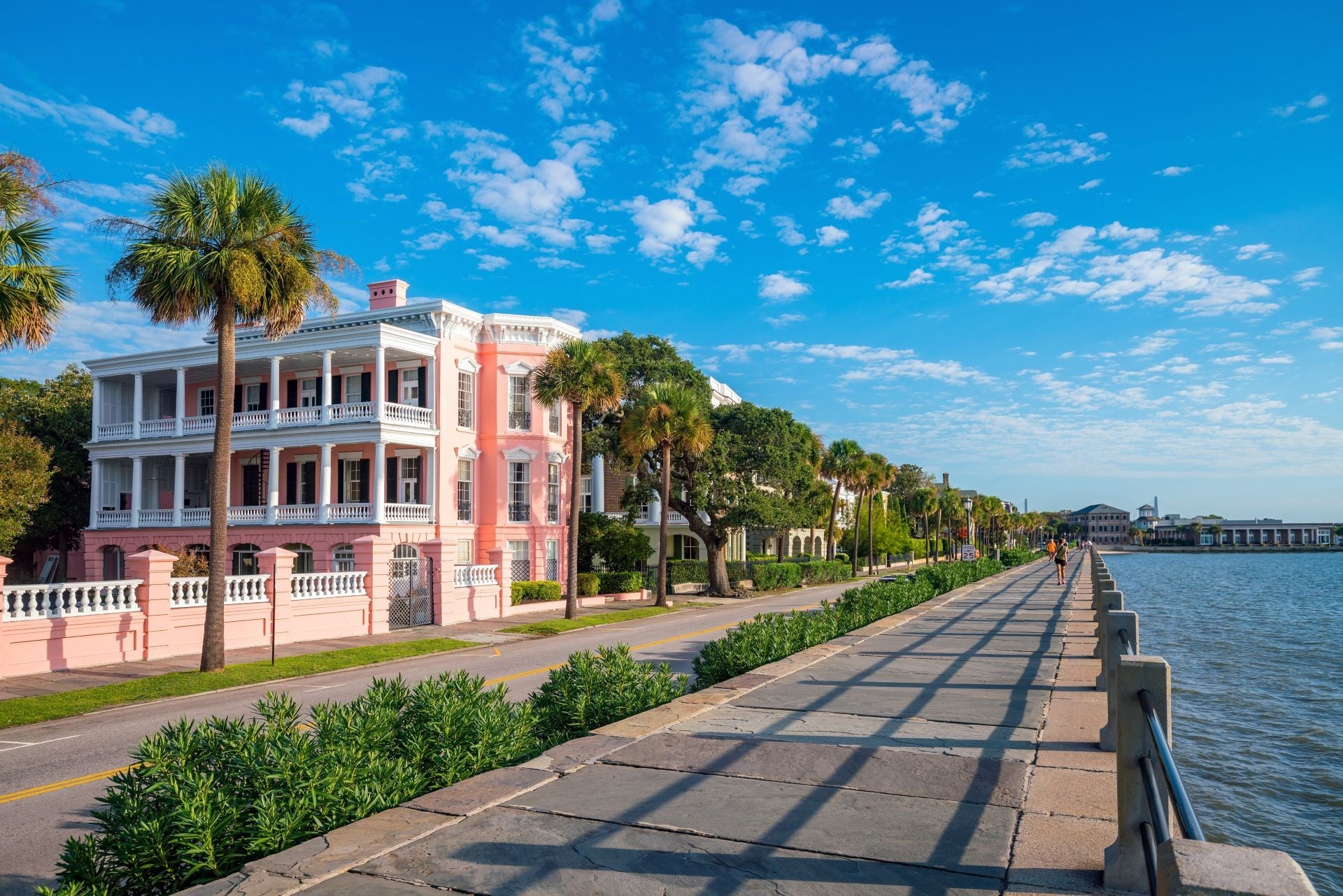 Battery Park in the historic waterfront area of Charleston, South Carolina copy, USA