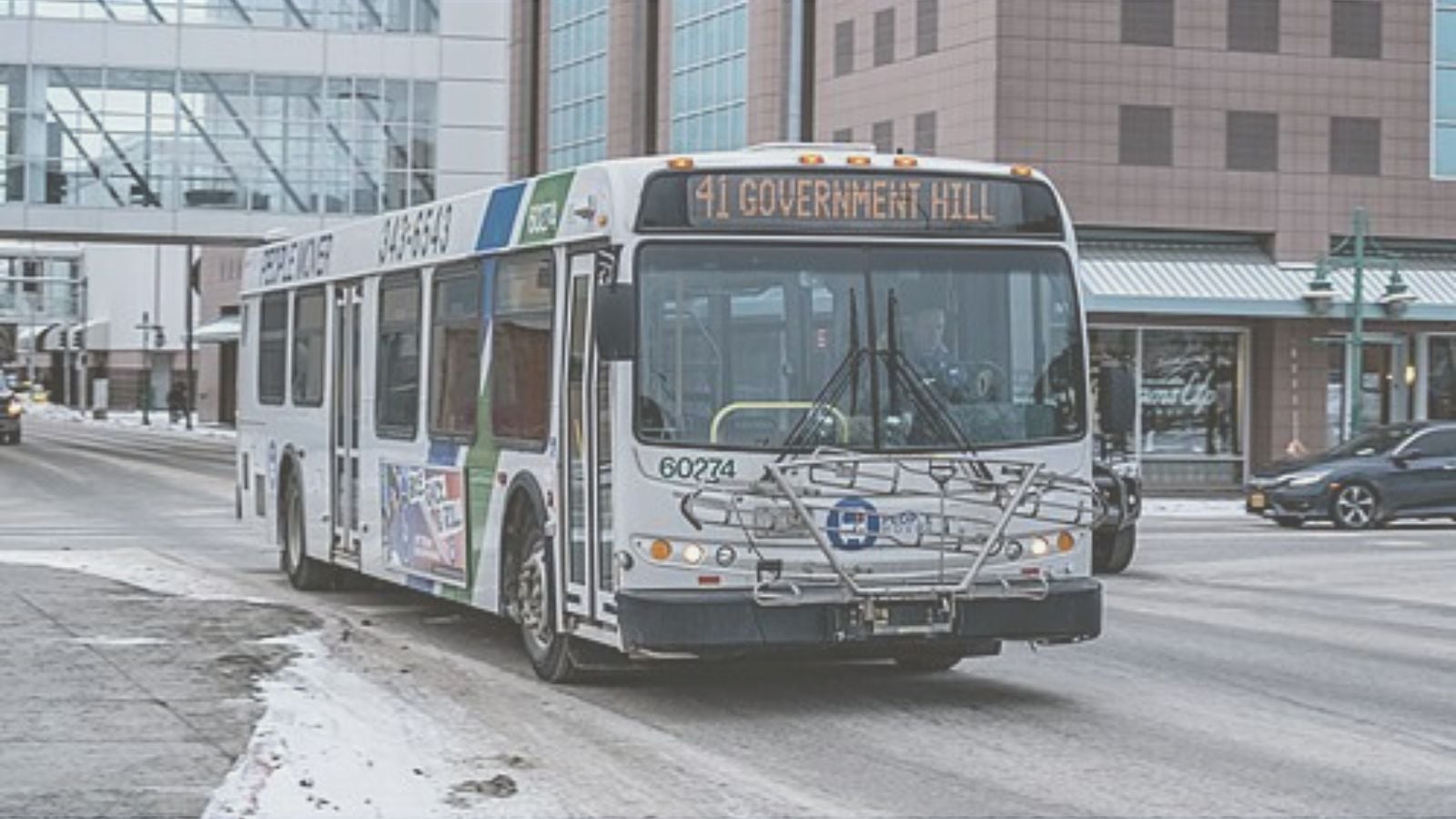 People Mover bus route in Anchorage Alaska