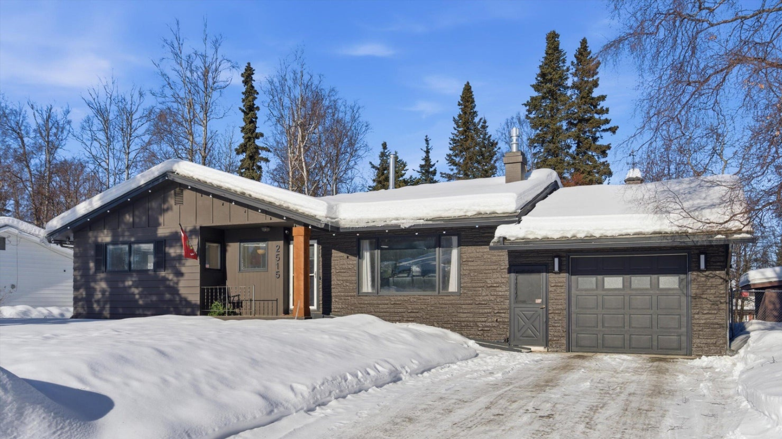 Spenard Anchorage home listed under $500,000 with larger square footage in a central location
