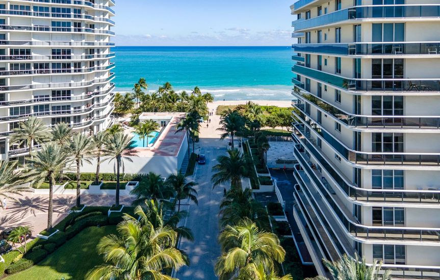 Aerial View of Surfside Beach Florida