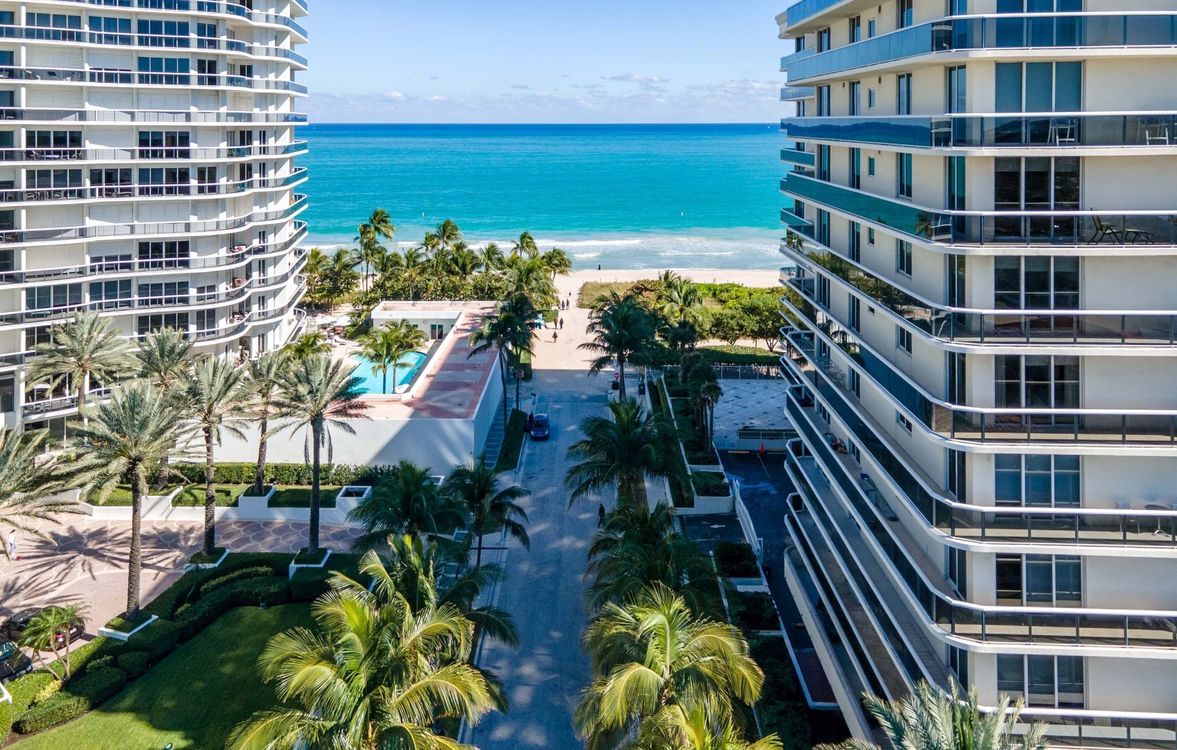 Aerial View of Surfside Beach Florida