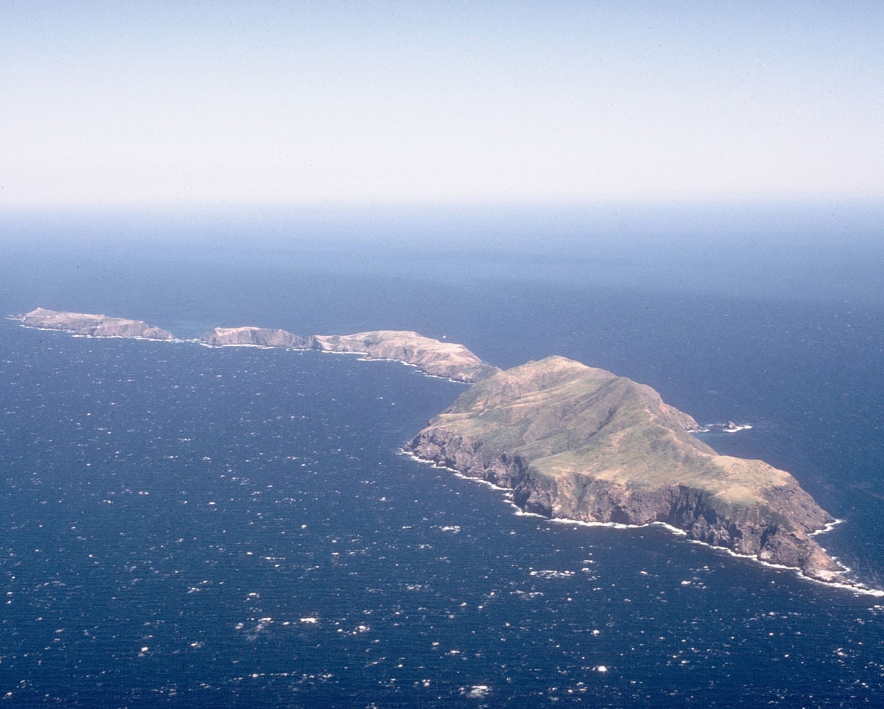 Aerial view of Anacapa Island in Channel Islands National Park