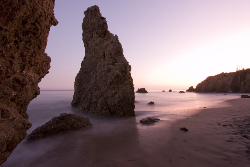 Sea stacks and rock formations at El Matador State Beach, Malibu, California