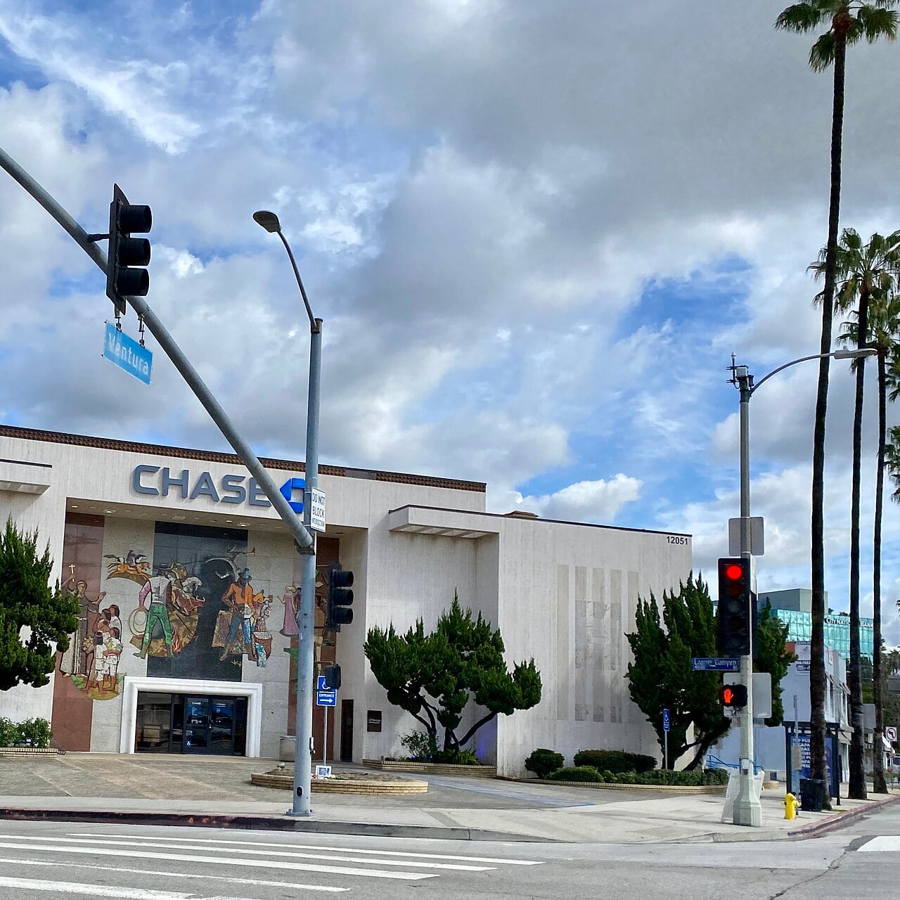 Ventura Boulevard streetscape in Studio City, California