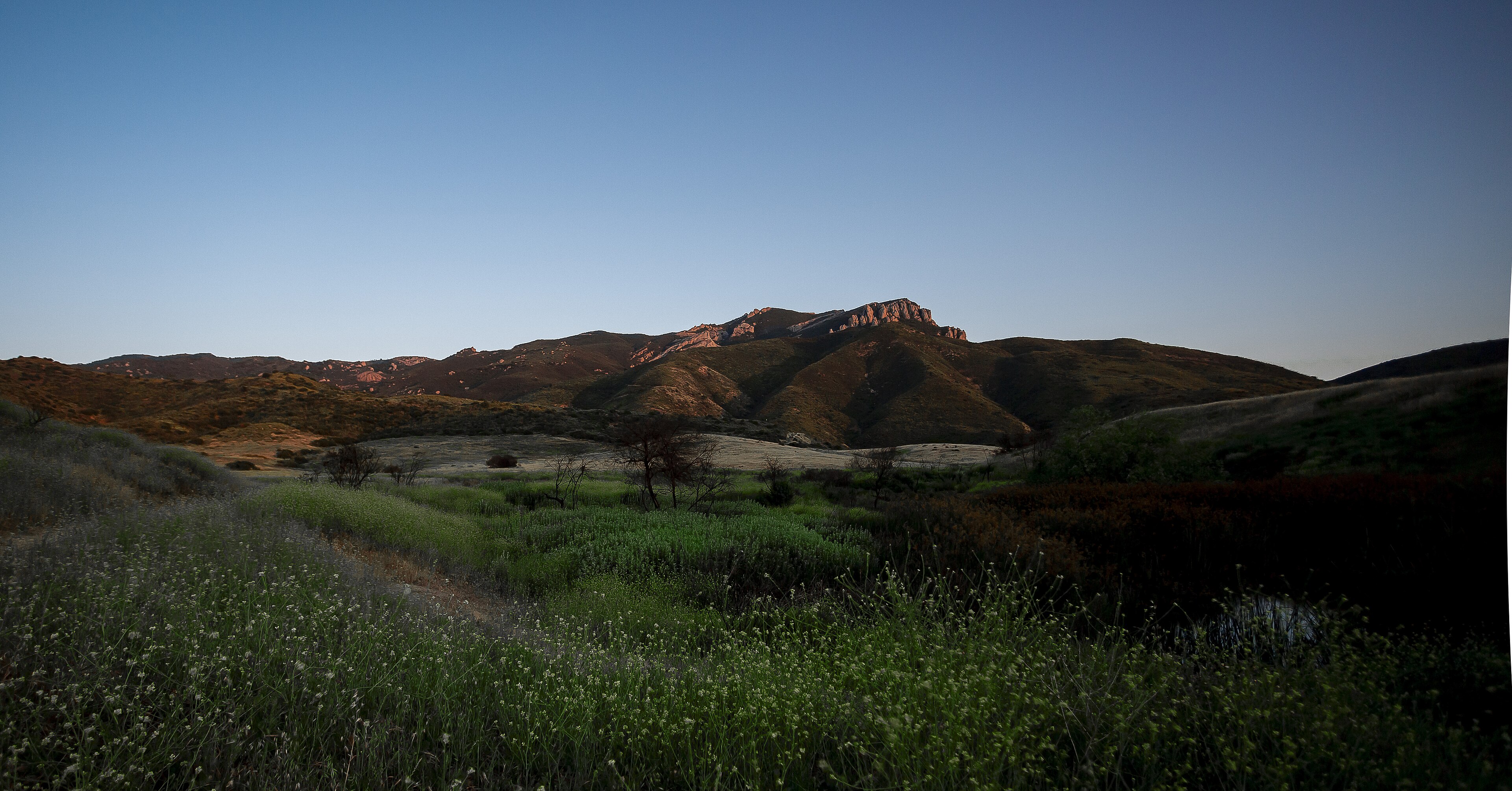Boney Mountain seen from Rancho Sierra Vista above Newbury Park, California