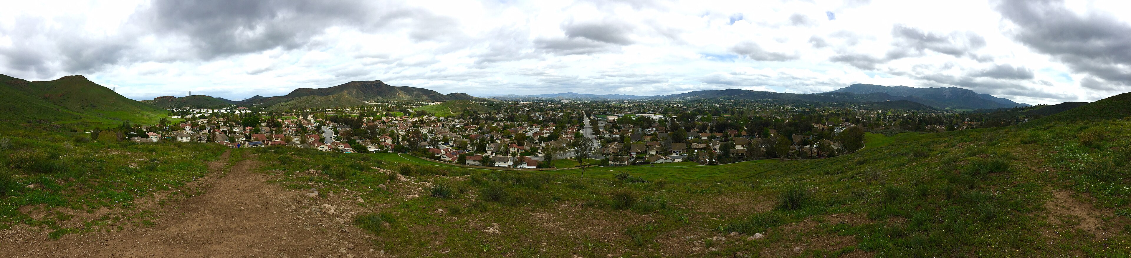 View across Newbury Park from the Alta Vista Open Space in the Conejo Valley