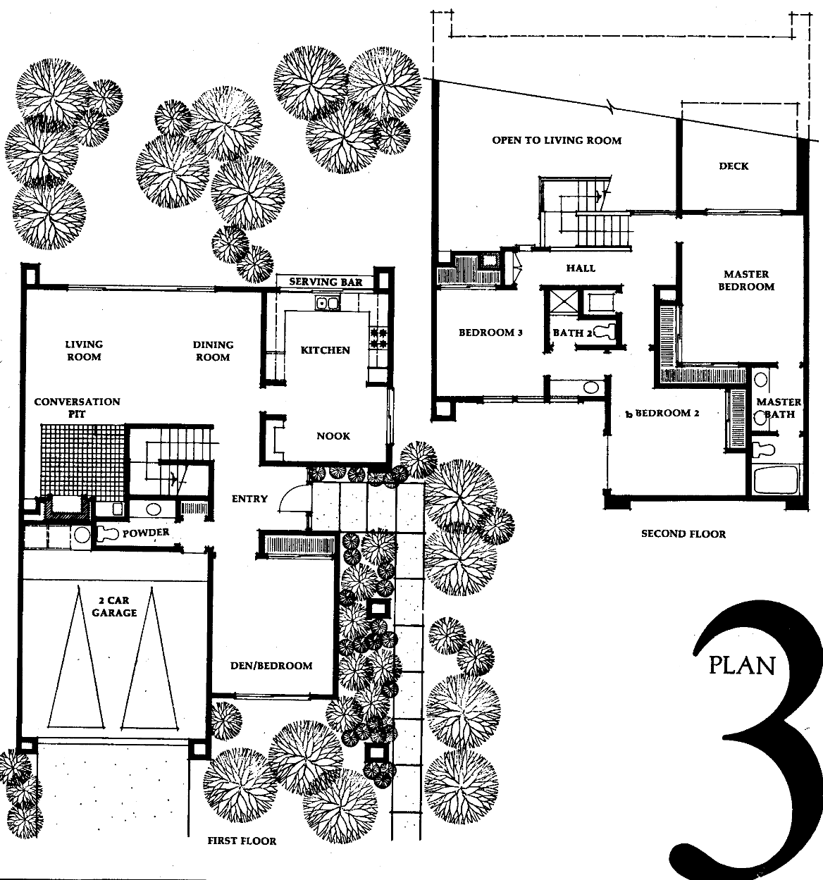 The Shores plan 3, two story