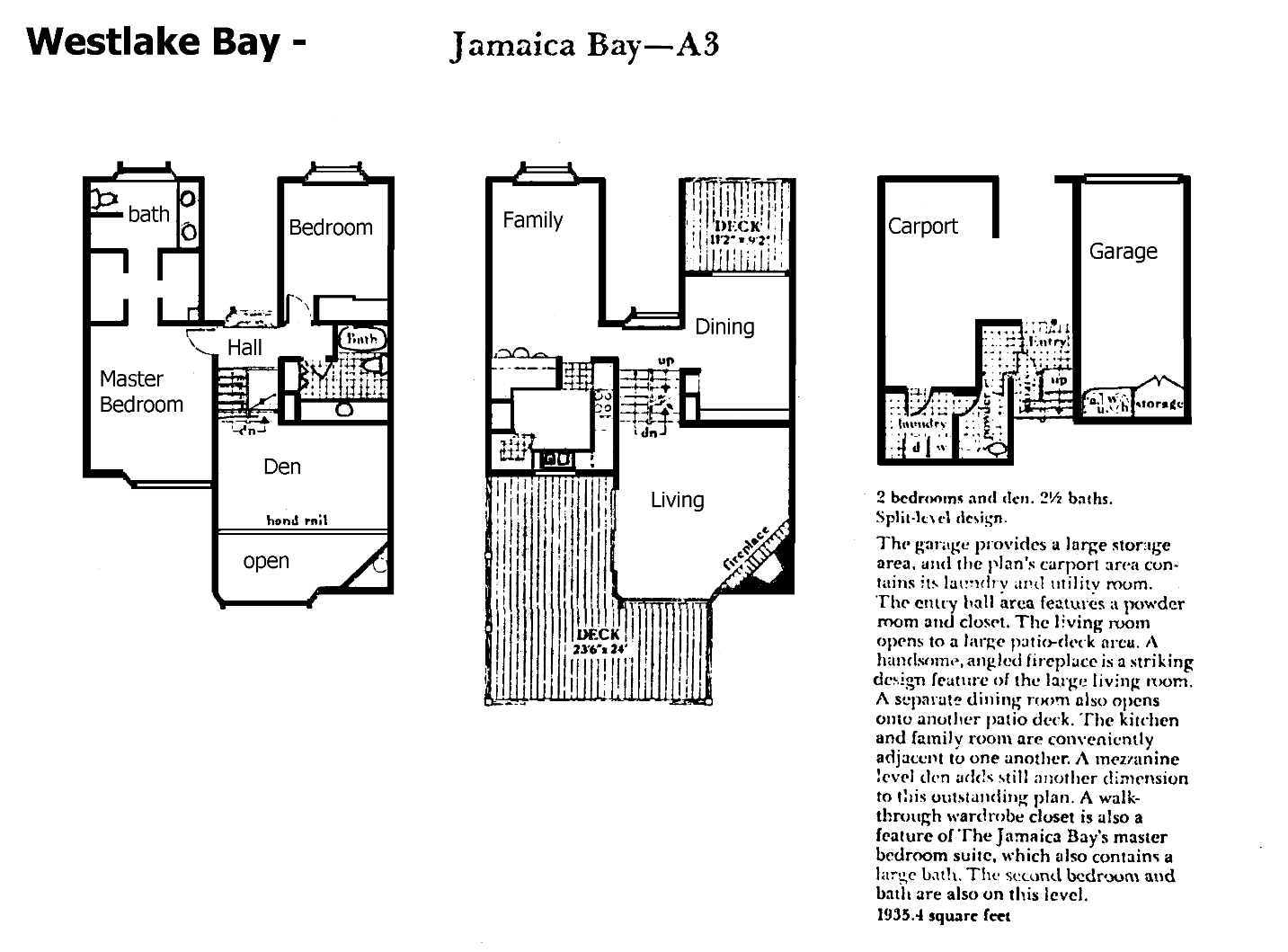 Westlake Bay Jamaica Bay plan A3