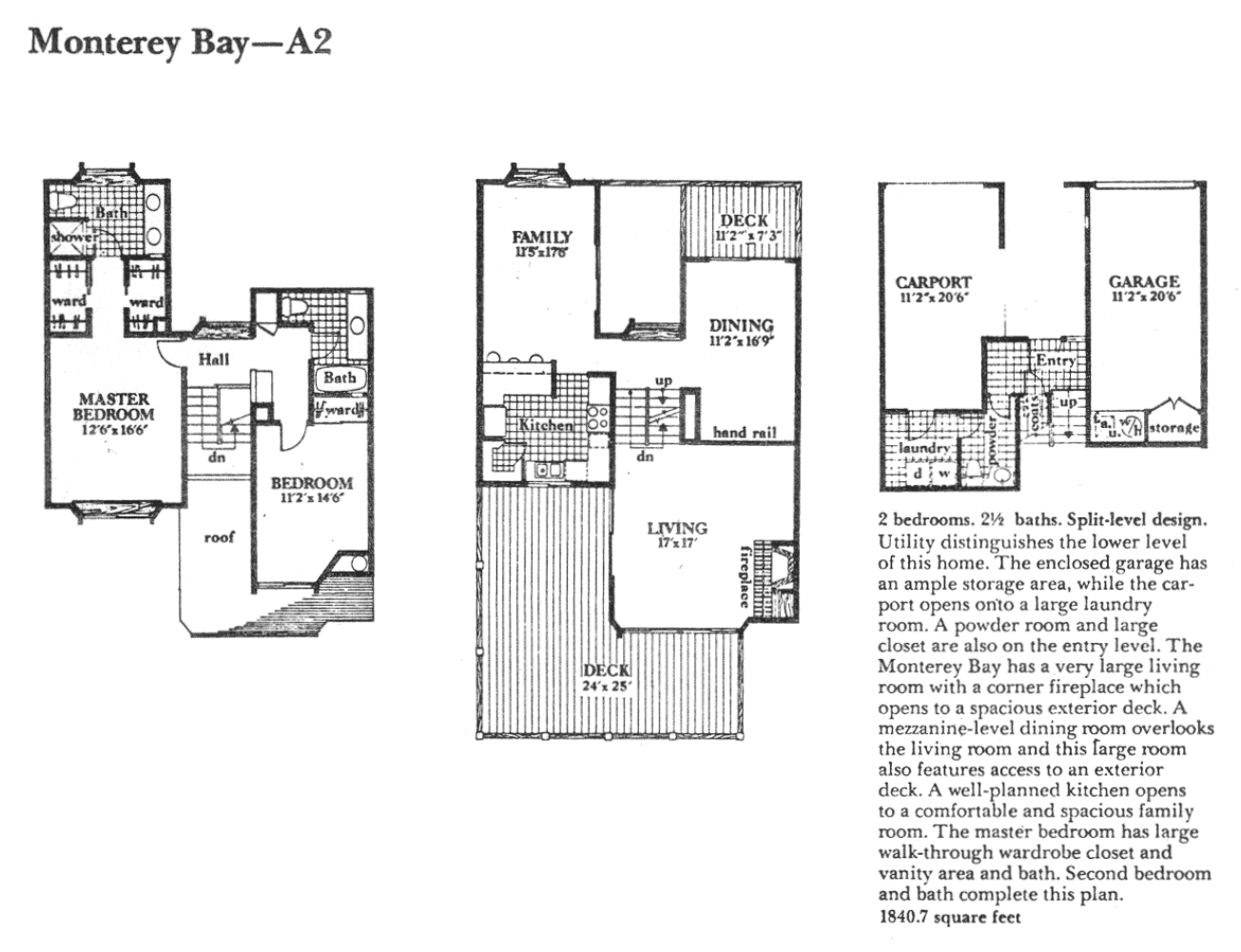 Westlake Bay Monterey Bay plan A2