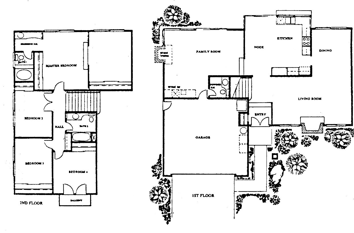 Westlake Hills The Palermo floor plan: two-story, 4 bedrooms upstairs, family room