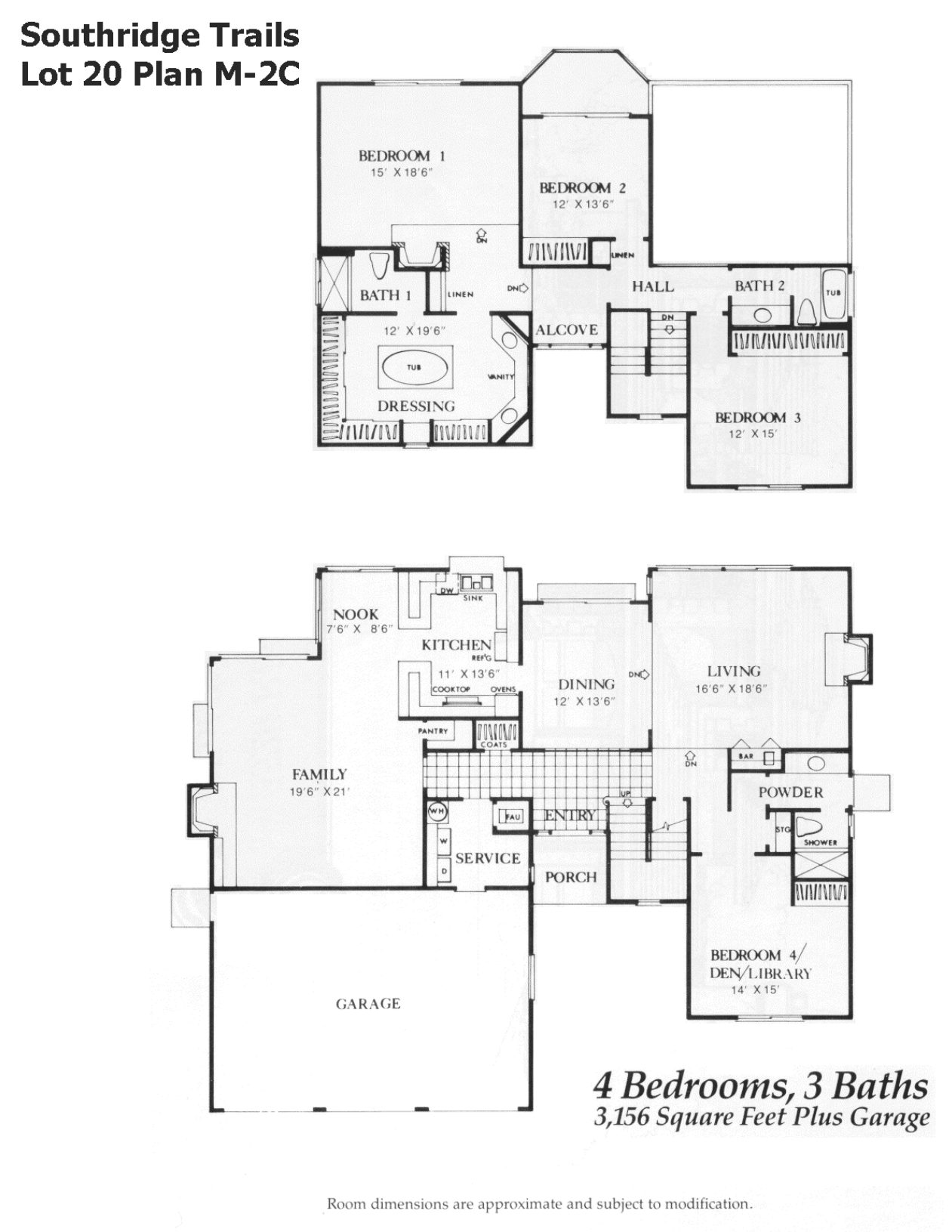 Southridge Trails lot 20 sheet