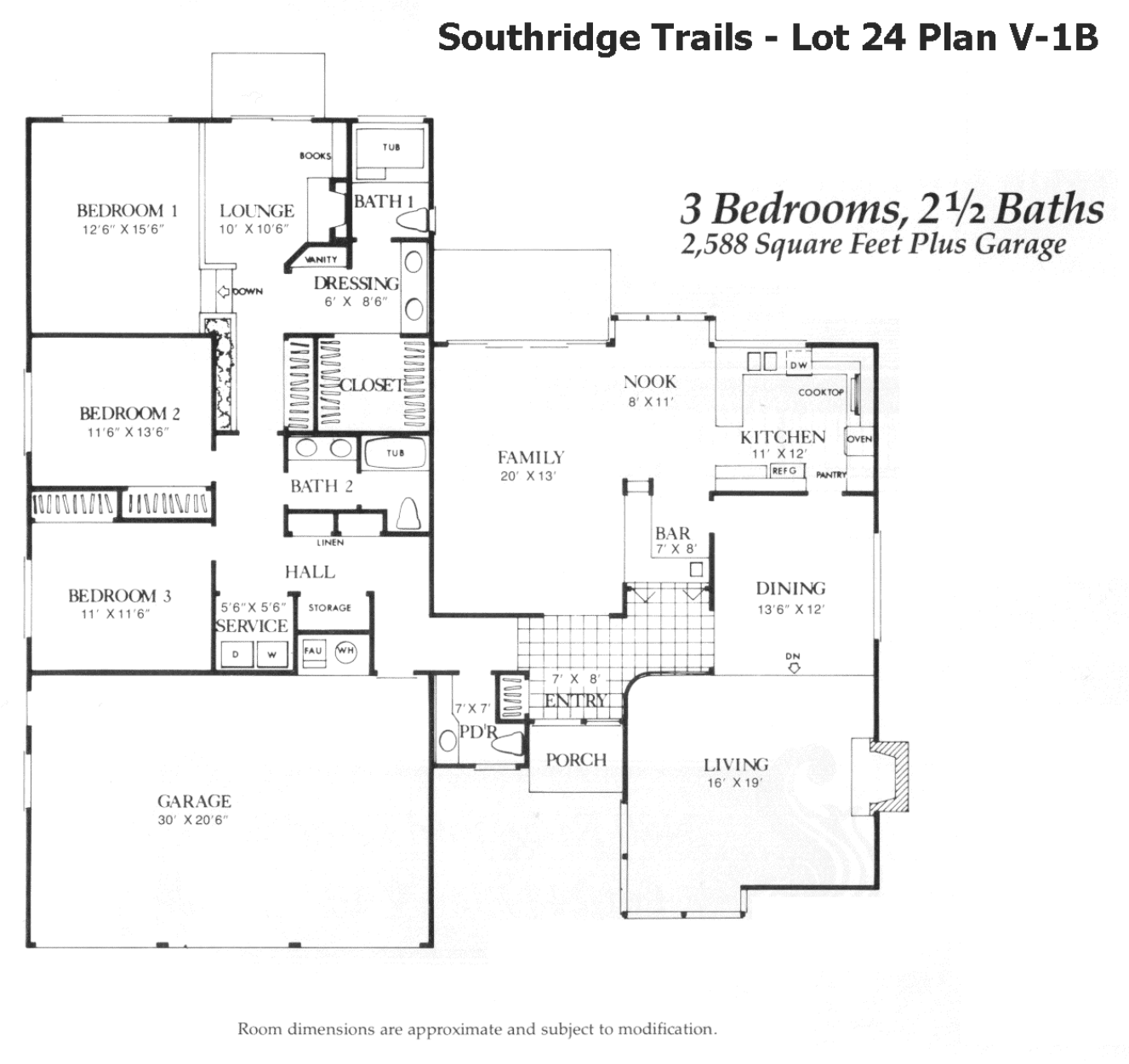 Southridge Trails lot 24 sheet